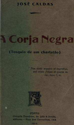 A corja negra (tosquia de um charlatão)