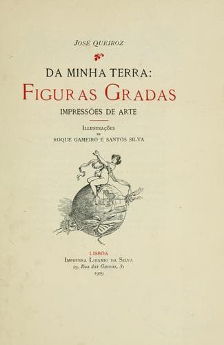 Da minha terra: figuras gradas; impressões de arte.  Illus. de Roque Gameiro e Santos Silva