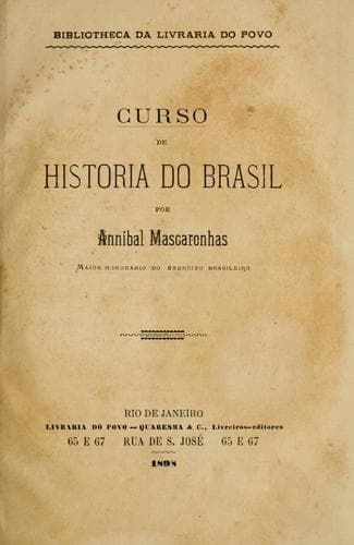 Curso de historia do Brasil
