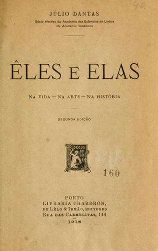 Eles e elas: na vida, na arte, na história.