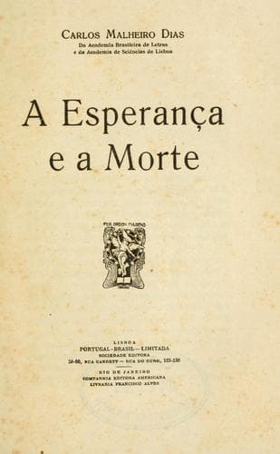 esperança e a morte