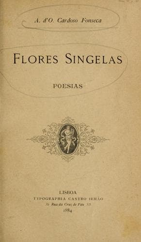 Flores singelas: poesias
