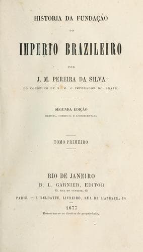 Historia da fundação do imperio brazileiro