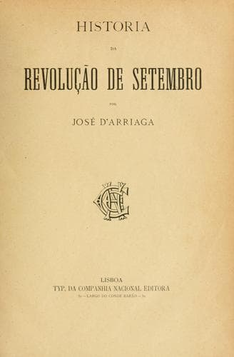 Historia da revolução de setembro