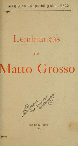 Lembranças de Matto Grosso