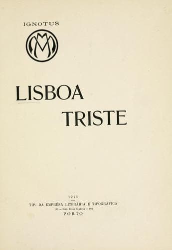 Lisboa triste