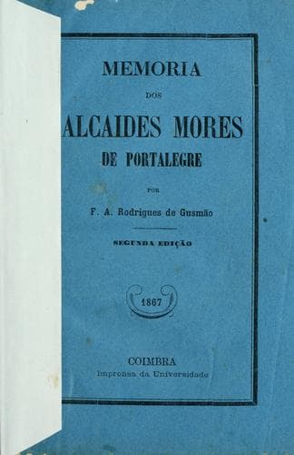 Memoria dos alcaides mores de Portalegre
