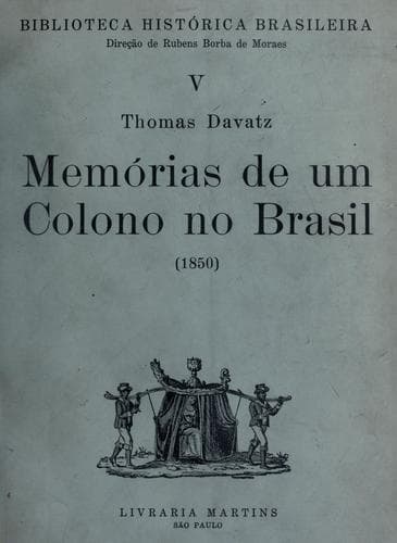 Memórias de um colono no Brasil (1850)