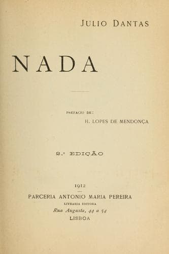 Nada: Pref. de H. Lopes de Mendonça