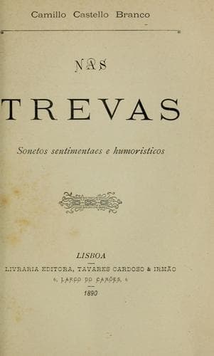 Nas trevas: sonetos sentimentaes e humoristicos