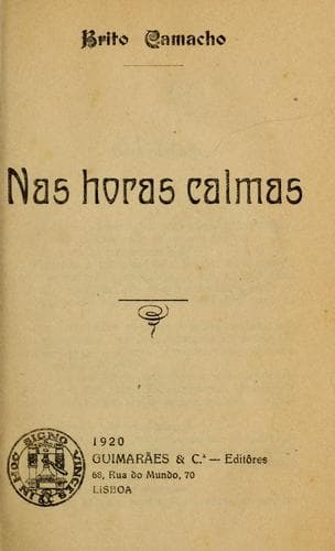 Nas horas calmas