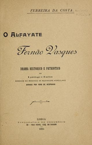 O alfayate Fernão Vasques