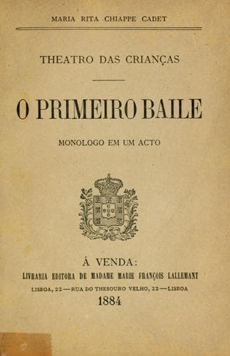 O primeiro baile: monologo em un acto