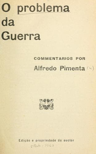 O problema da guerra