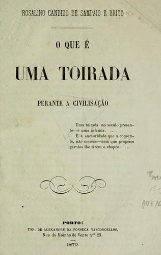 O que è uma toirada perante a civilisação