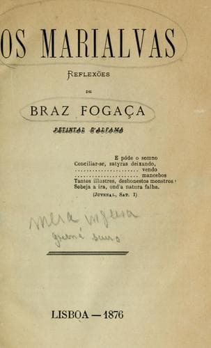 Os marialvas: reflexões