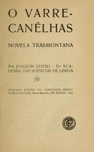O varre-canêlhas: novela trasmontana