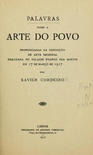 Palavras sobre a arte do povo