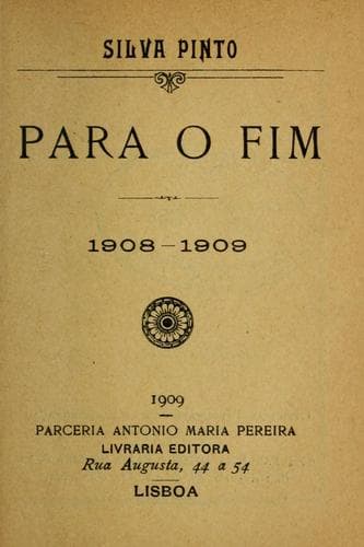 Para o fim: 1908-09.