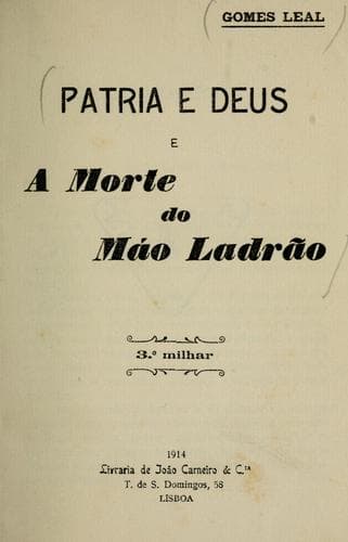 Patria e Deus: e, A morte do máo Ladrão