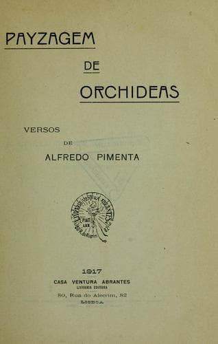 Payzagem de orchideas: versos