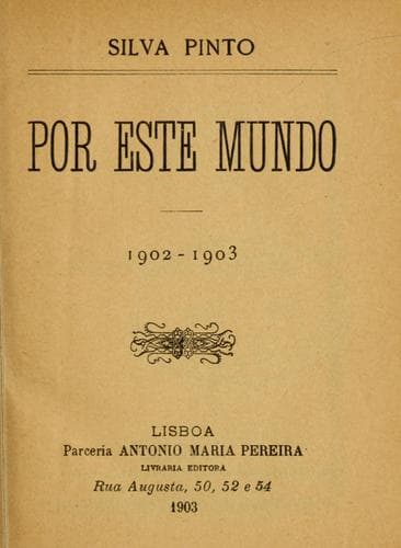 Por este mundo: 1902-03