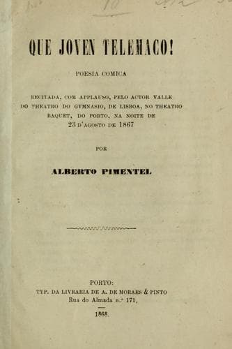 Que joven Telemaco!  Poesia comica.