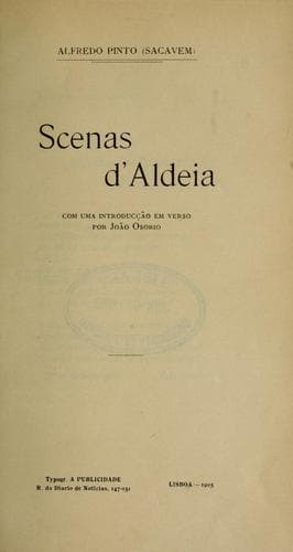 Scenas d'aldeia: Com uma introd. em verso por João Osorio