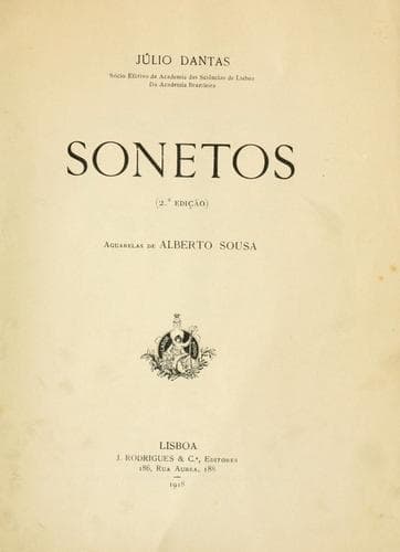 Sonetos: Aguarelas de Alberto Sousa