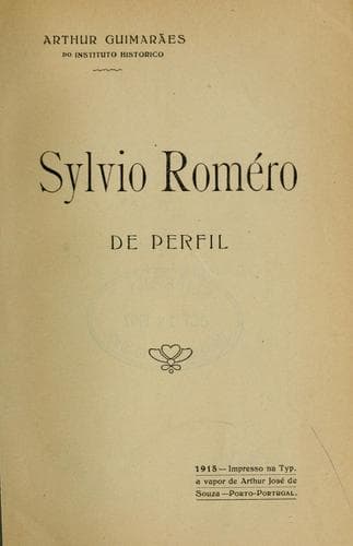 Sylvio Roméro de perfil