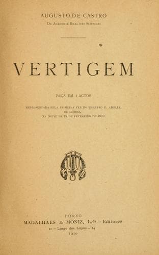 Vertigem: peça em 4 actos