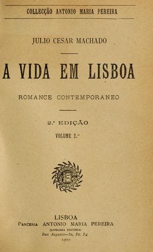 A vida em Lisboa: romance contemporaneo
