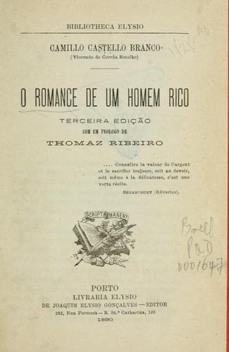 O romance d'um homem rico