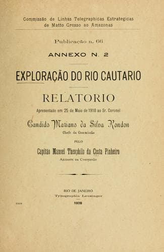 Exploração do Rio Cautario
