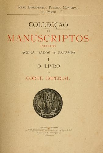 Collecção de manuscriptos ineditos agora dados á estampa