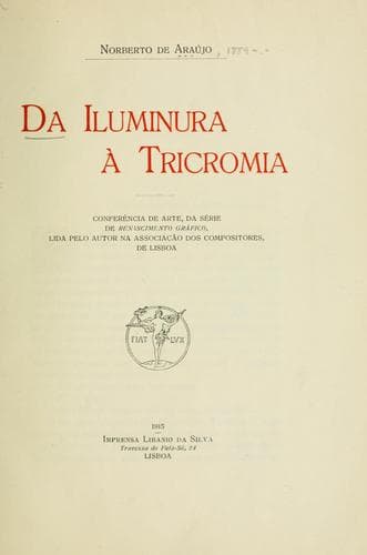 Da iluminura à tricromia