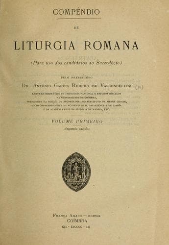 Compéndio de liturgia romana