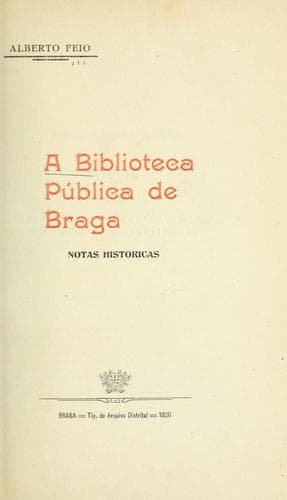 A biblioteca pública de Braga