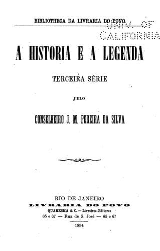 A historia e a legenda: [primo]-quarta série