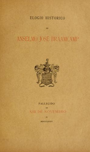 Elogio historico de Anselmo José Braamcamp, fallecido em 13 de novembro de 1885