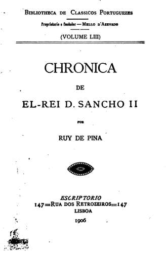 Chronica de el rei D. Sancho II