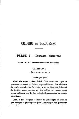 Classificação das leis do processo criminal e civil do imperio do Brazil: ou, Codigo do processo