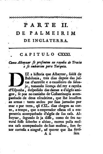 Cronica de Palmeirim de Inglaterra