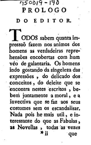 Fabulas: Traduzidas da lingua grega. Com applicações moraes a cada fabula