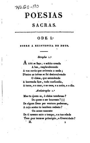 Obras poeticas do rev