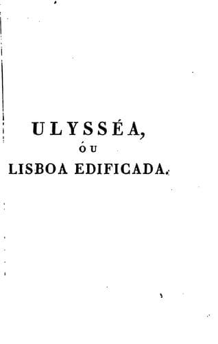 Ulysséa, ou, Lisboa edificada: poema heroico