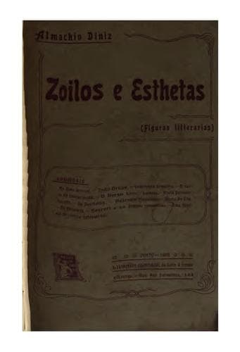Zoilos e esthetas: figuras litterarias