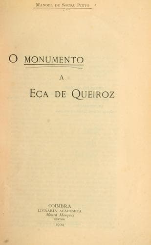 O monumento a Eça de Queiroz