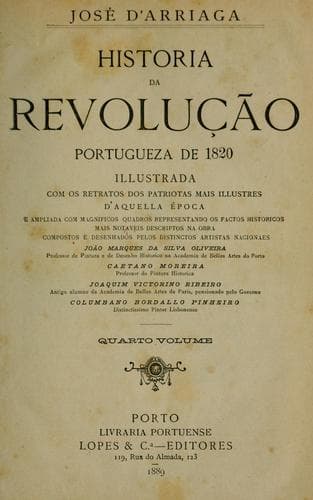 Historia da revolução portugueza de 1820