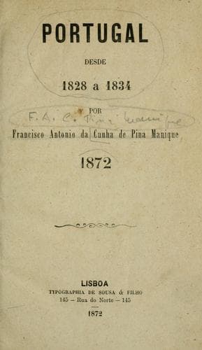 Portugal desde 1828 a 1834